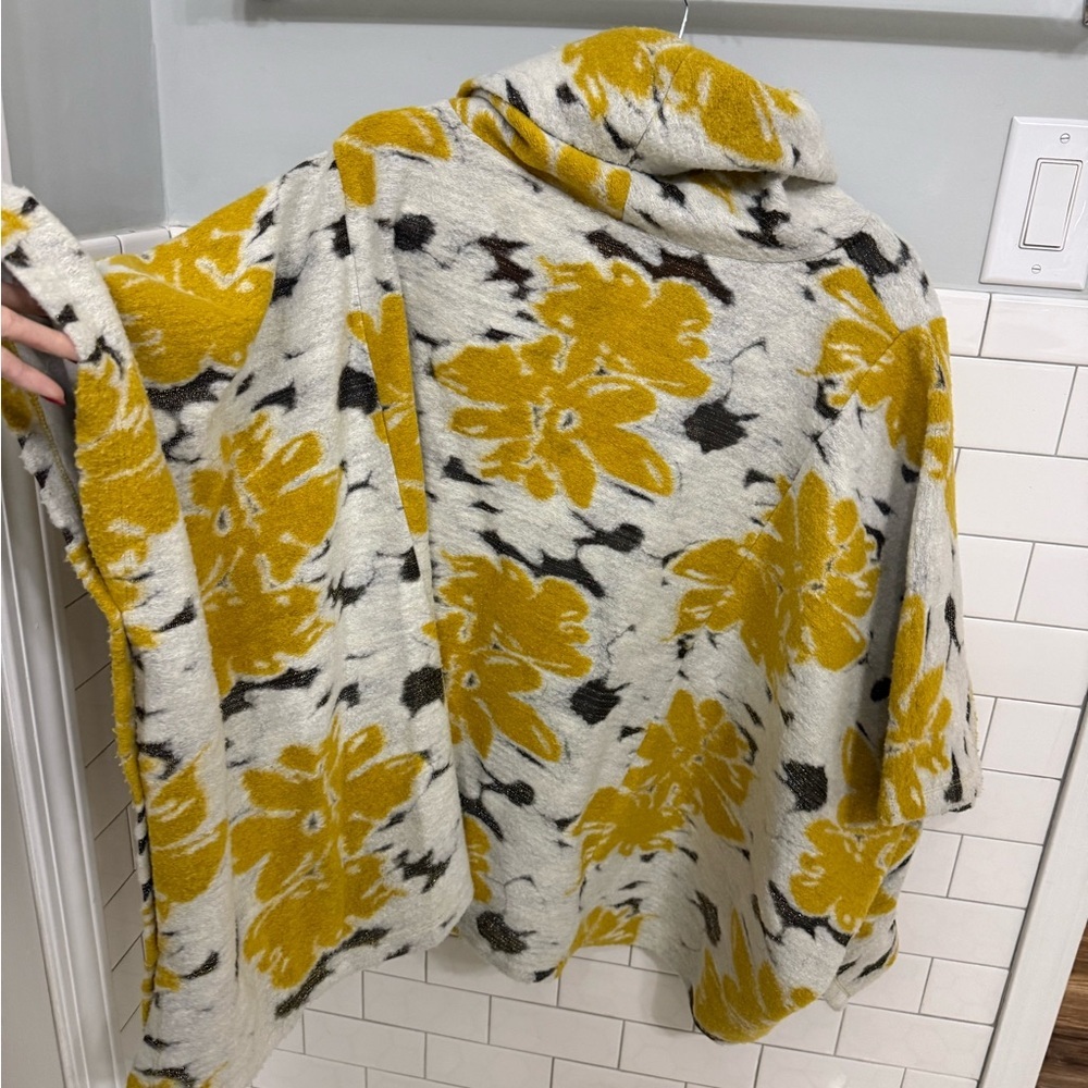 RARE Anthropologie Saturday Sunday Cozy Hooded Jacket - VINTAGE LOOK - Picture 5 of 12